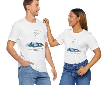 Salt Over Mountains – Christian T-Shirt | Be the Salt of the Earth | Matthew 5:13 Inspired Tee