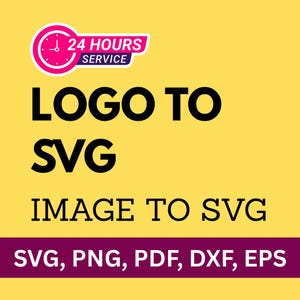 Logo to Vector Conversion Service | Image to SVG Redraw (24 Hours)