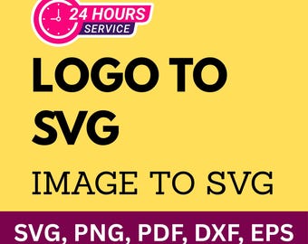 Logo to Vector Conversion Service | Image to SVG Redraw (24 Hours)