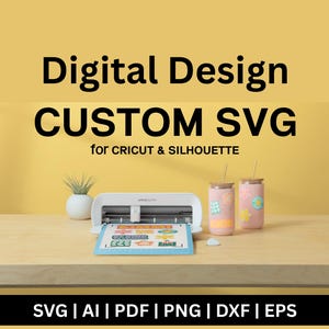Custom SVG File | Raster to Vector Conversion (Digital Download)