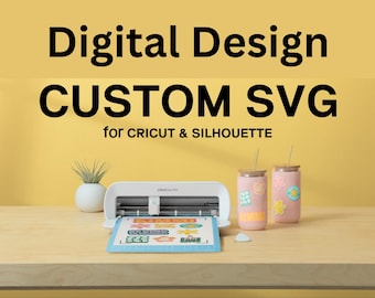 File SVG personalizzato / Conversione da raster a vettoriale (download digitale)