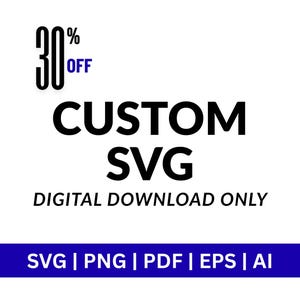 Service voor het converteren van SVG-bestanden op maat, vectorafbeeldingen van logo's voor Cricut en Silhouette.