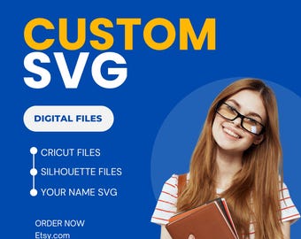 Custom Name SVG | Cricut Silhouette Cut File (Digital Download)