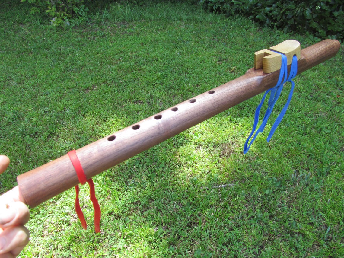 Walnut A M Flute - Etsy