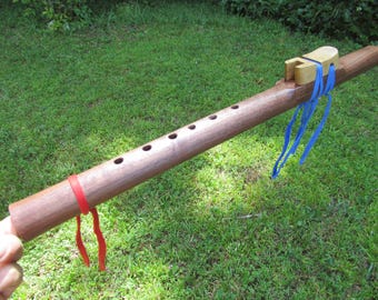 Walnut A m flute
