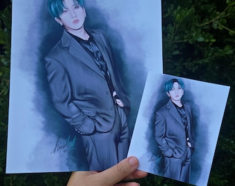 Changbin Suit - Stray Kids Print (Changbin)