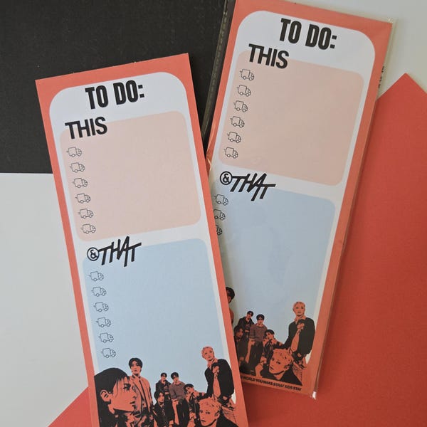 To Do Notepad - This & That Design - Stray Kids - Journaling