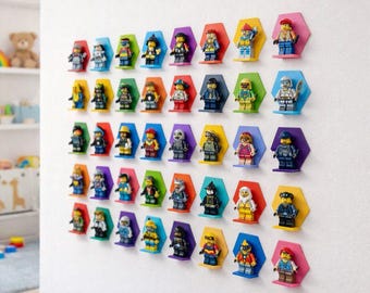 Lego Minifigur Regal | Lego Minifigur Expositor - 10 Stück
