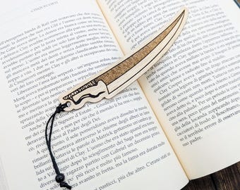 Segnalibro in legno ispirato a Zangetsu, la spada di Ichigo Kurosaki – Ideale per amanti di anime e manga shonen