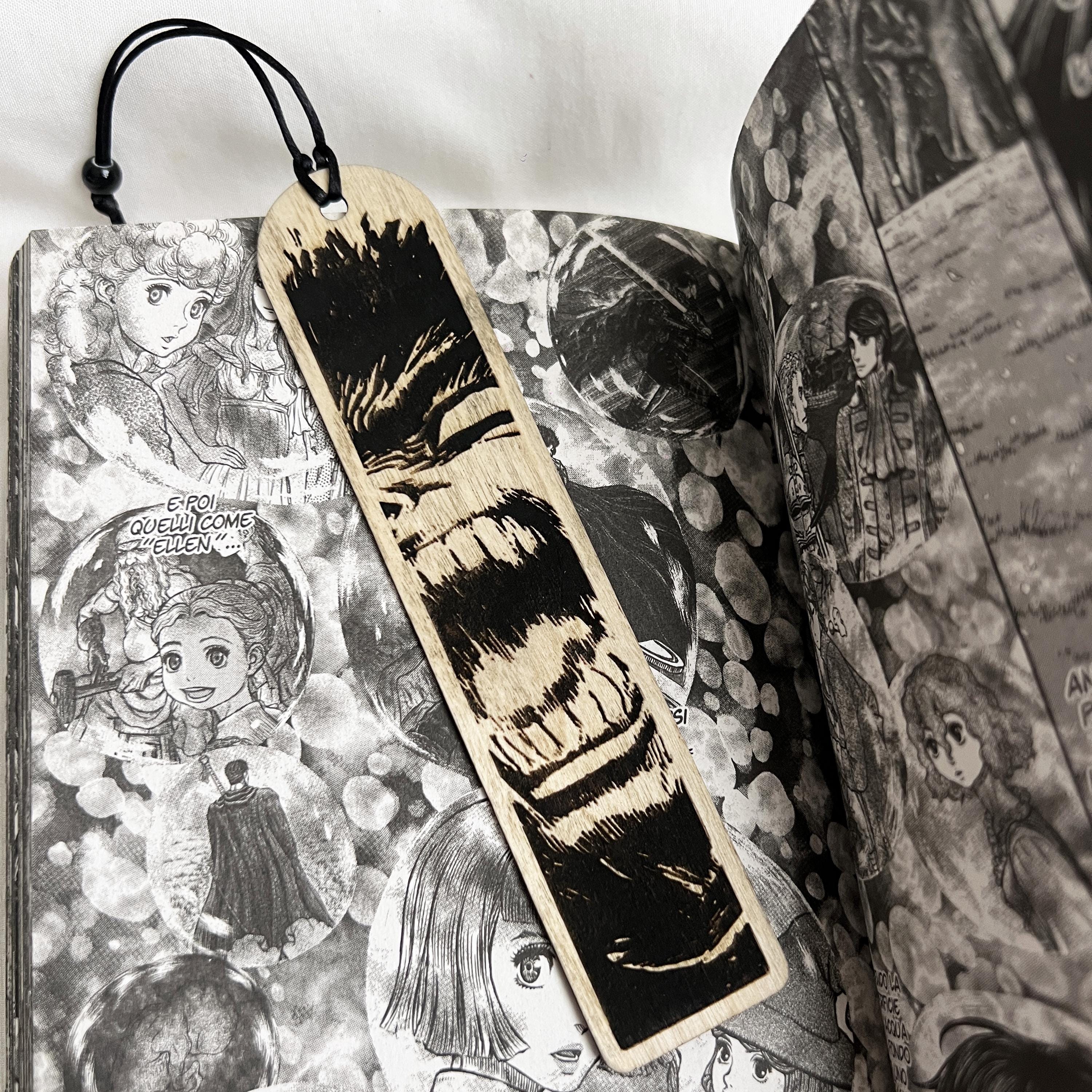 Berserk Wooden Bookmark – Guts Manga Art – Made of Thin Wood