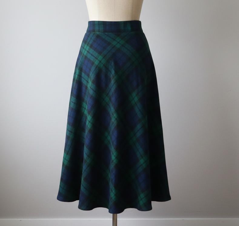 Jupe Patineuse évasée En Tartan Rouge - Ceinturée - Taille 8 à 16 Ans - Neuf Avec étiquettes - HL Wear