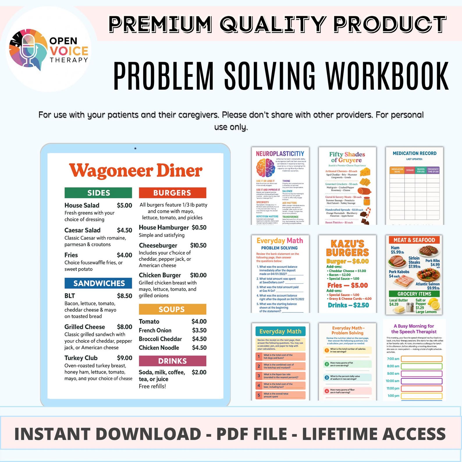Problem Solving Pack - Etsy