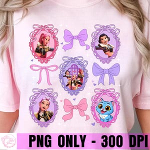 Kpop Demon Hunters PNG, Kpop Idol Group Shirt, Huntrix png design, Saja Boys Girls Bands Png, Huntrix fans,Digital Download