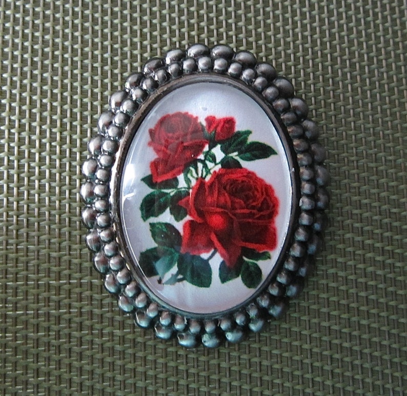 Red Roses BroochPendant