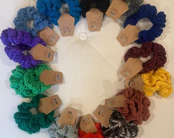 Coleteros de ganchillo vibrantes hechos a mano