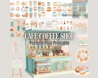 Juego de simulación de cafetería / Juego de rol de cafetería, juego dramático (PDF)