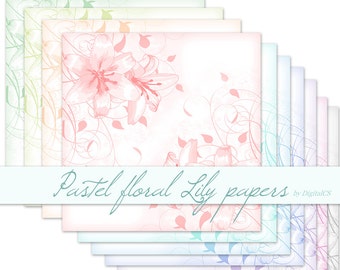 black and white digital paper floral digital paper elegant etsy