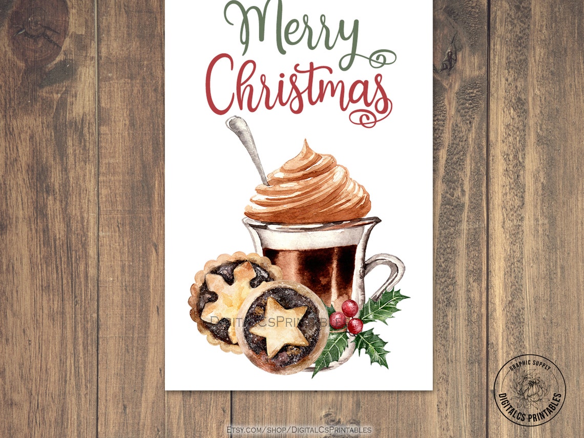 Printable Christmas Gift Tags Christmas Treats Desserts Sweets - Etsy
