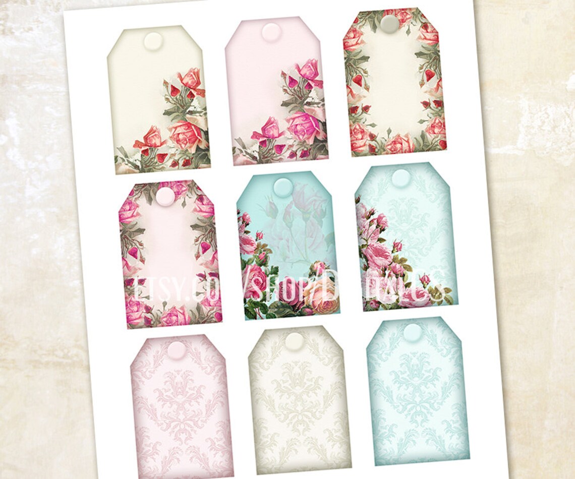 Printable Gift Tags Printable Tags Digital Gift Tags Digital Tags