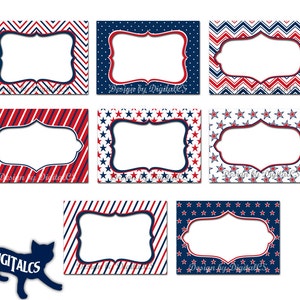 4th of July Clipart Frames Digital Frame Clipart Clip Art Independence ...