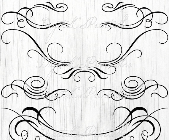 Swirl Design Clipart Free Printable