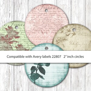 Printable Labels Avery Labels Printable Gift Tags Circle Labels Circle ...
