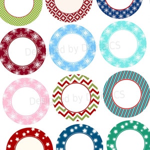 Christmas Party Printables Printable Cake Topper Christmas Cake Topper ...