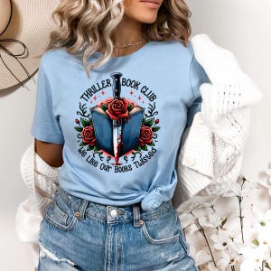 Thriller Buch Club Erwachsenen Tshirt