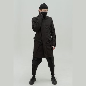Herren Softshell Mantel mit Reißverschluss - Vielseitige Stadtjacke