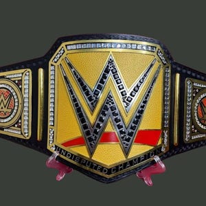 Undisputed Championship Belt Replica Title Wrestling Belt Custom Made Wrestling WWE Belt