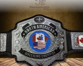 NORTH AMERICAN Wrestling Champion 4MM Replica Title Belt