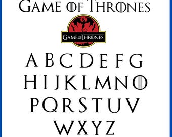 GOT-Schriftart, Filmbuchstabe Alphabet, Drachenschriftart zwar, Spielschriftart, Download digitaler Schriften, PNG-Schriftart, Thrones Alphabet, Kinderschriftart, Thrones Schrift svg
