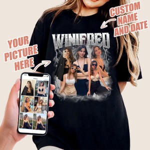 Custom Bootleg Rap Tee, Custom Wife Photo Shirt, Vintage Graphic 90s Tshirt,Mother&#39;s Day Shirt,Birthday shirt, Insert Your Design, Pet Shirt