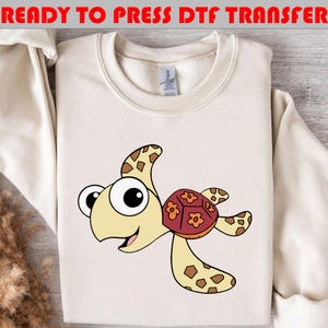 Transfert Dtf Le Monde de Nemo Disney, Nemo et ses amis prêts à imprimer, T-shirt Dtf Finding Squirt Dtf, Crush and Squirt Dtf, Pixar Nemo Matching Dtf