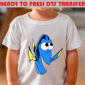 Transfert Dtf Le Monde de Nemo Disney, Nemo et ses amis prêts à imprimer, T-shirt Le Monde de Dory Dtf, T-shirt Dtf Crush and Squirt, Pixar Nemo Matching Dtf