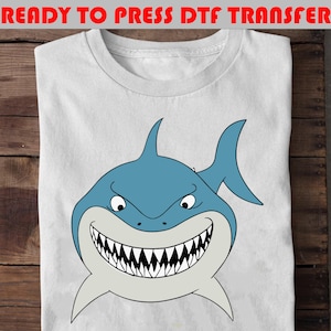 Transfert Dtf Le Monde de Nemo Disney, Nemo et ses amis prêts à imprimer, T-shirt Dtf Finding Bruce Dtf, Crush and Squirt Dtf, Pixar Nemo Matching Dtf