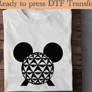 Disney Epcot 2025 Dtf Transfer, Epcot Micky Maus Ohren bereit, Dtf zu drücken, Benutzerdefinierte Disney dtf, Minnie Epcot Shirt, Disney Familienreise dtf