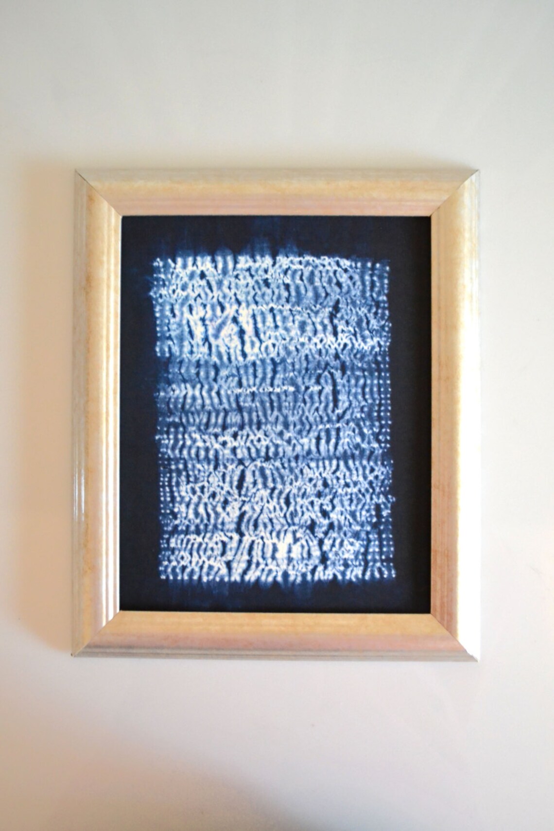 Shibori Art / Textile Wall Art / Giclee Print / Traditional Etsy