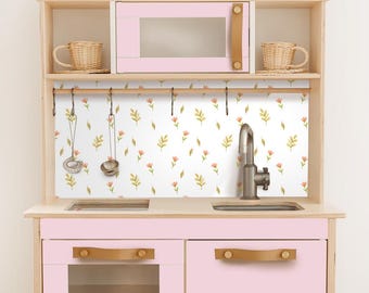 Ikea Duktig Kitchen Stickers, Colorful Play Kitchen Makeover Kit