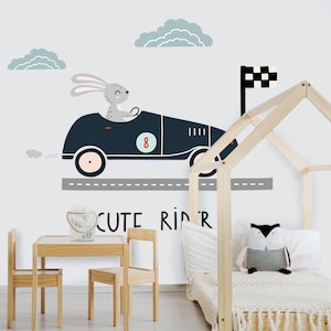 Nursery wall decal - Wall Decals Nurseryl -Traffic decal - custom name -ship decal -Boys Wall Decal - Cars decal - Nursery wall sticker