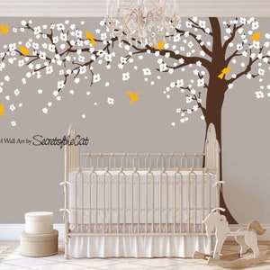 Nursery Wall Decal-Wall Decal Nursery-Blossom Tree Decal -Tree Wall Decals -Wall Decals Nursery-Cherry Blossom Tree Decal-Wall decal tree