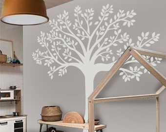 Family tree decal-Tree Wall Decal -Wall DecalsFamily Tree-Living Room Tree Decal-Wall Decal Tree-Large Tree Sticker-Family Photo Tree Decal