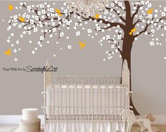 Nursery Wall Decal-Wall Decal Nursery-Blossom Tree Decal -Tree Wall Decals -Wall Decals Nursery-Cherry Blossom Tree Decal-Wall decal tree