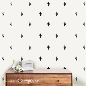 Cactus Wall Decals, Cactus Wall Art, Wall decals Nursery, Nursery Decor, Cactus Decor, Tribal Decals, Cactus Wall Stickers, Wall Decor