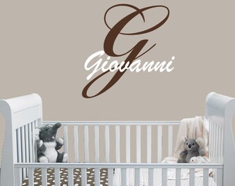 Baby Nursery Decals I World Map I Trees I Names Par Secretofthecat
