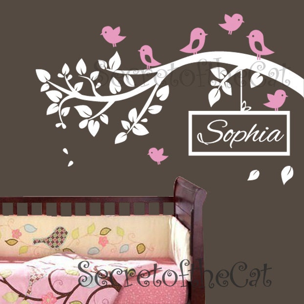 Nursery Wall decal Wall decals nursery branch vinyl decal Etsy