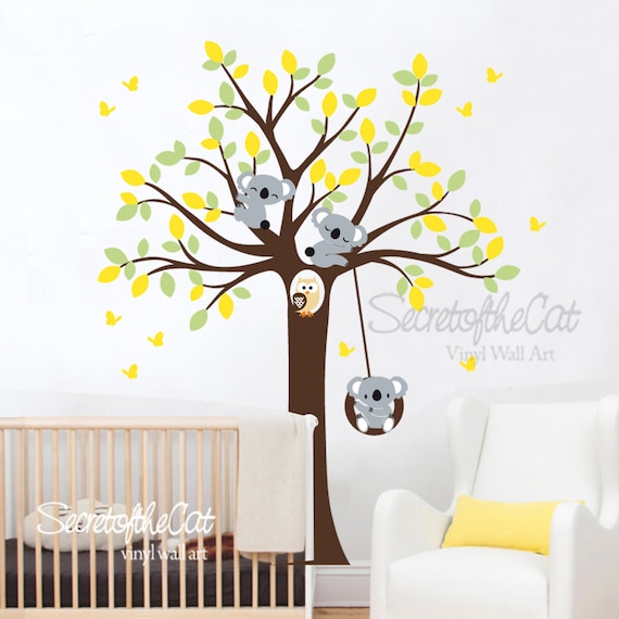 Arbre Et Koalas Sticker Mural Stickers Pepiniere Sticker Etsy Arbre Et Koalas Sticker Mural Stickers Pepiniere Sticker Etsy