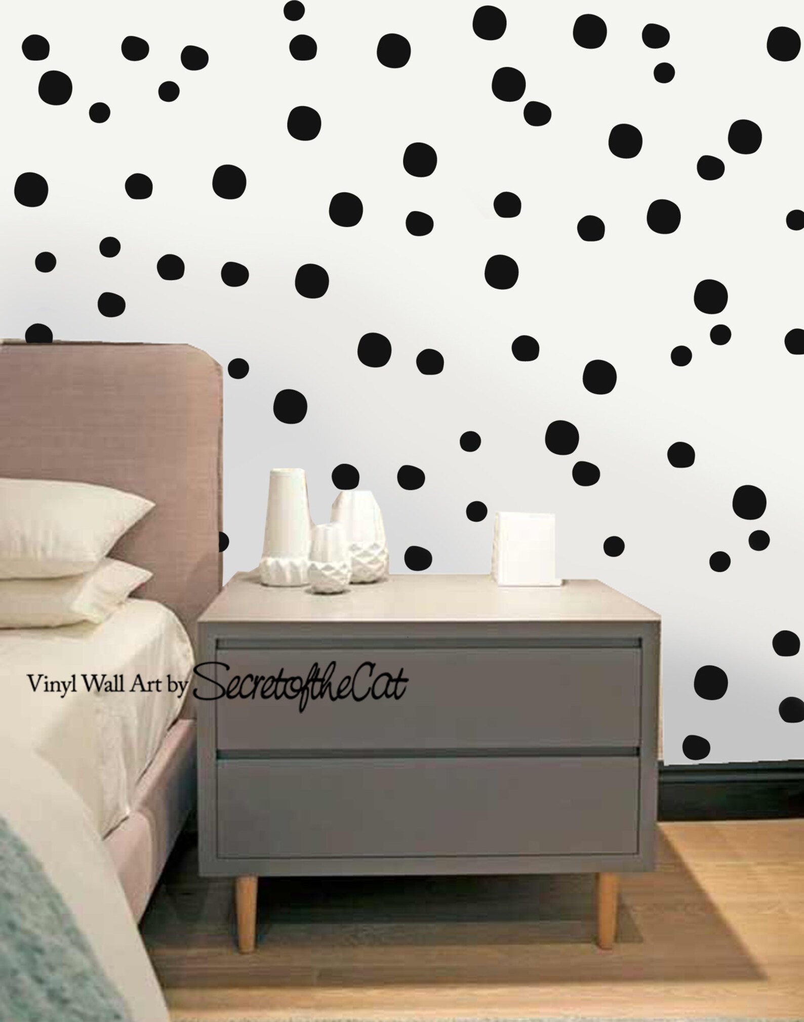 Polka Dot Wall Decals dots wall decal Confetti Dots Decals Etsy