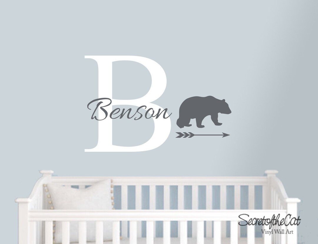 Names Wall Decals wall Decals Nursery Personalized Name Etsy