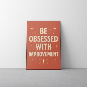 Motivational Wall Art | Motivational Mindset | Inspirational Quote Prints | Motivational Wall Art for Office & Home